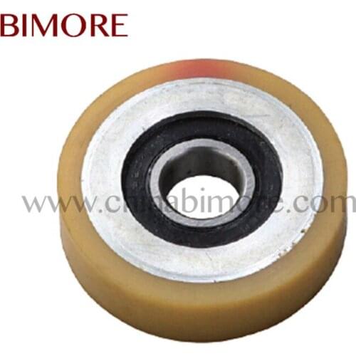 Heavy Duty Escalator Step Chain with Aluminum Core OD70mm Thickness 25mm Bearing 6204