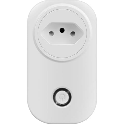 Tuya Smart Life Brazil Plug 16A Energy Monitoring WiFi Smart Home Plug Alexa Google Home