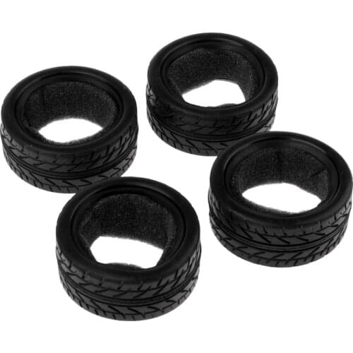 1/10 Radio Control RC Racing Car Model Rubber Tires Tyres 4Pcs for HSP HPI