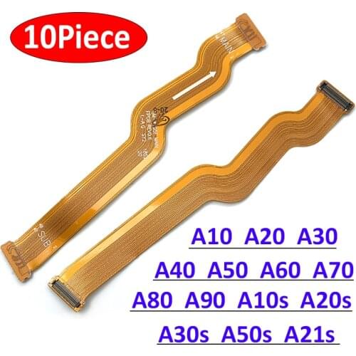10Pcs/Lot, Main board Motherboard Connector Flex Cable For Samsung A10 A20 A30 A40 A50 A60 A70 A80 A90 A10s A20s A30s A50s A21s