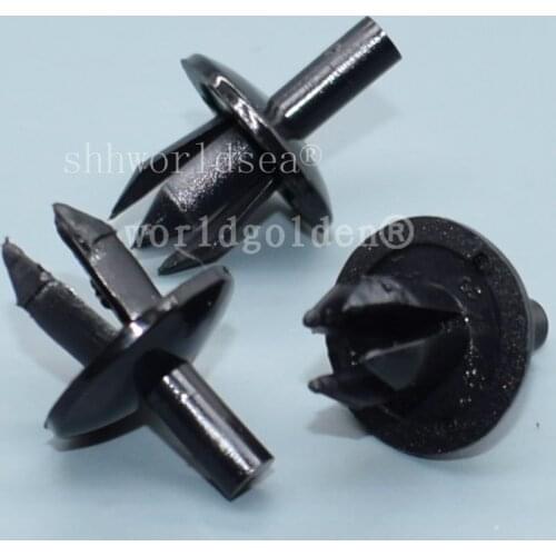 Free Shipping 100PCS GrilleTo Headlight Bracket Push Type Retainer car Fastener Clip For Ford 383142-S Auto Plastic Clips