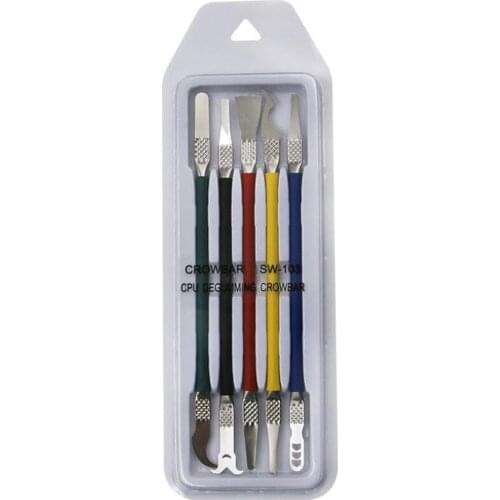 5 Pieces CPU Prying Knife Removal Mobile Phone Repairing Instrument Motherboard Chip Spatula Removal Tool
