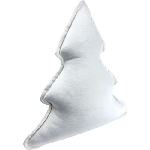 White Pino Velvet Decorative Pillow