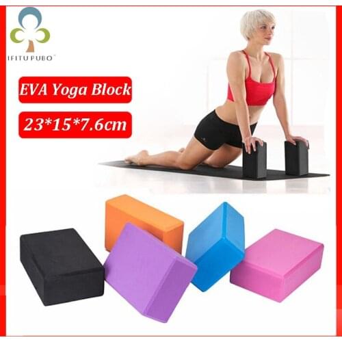 Gym EVA Yoga Blocks Foam Brick Training Exercise Fitness Tool Yoga Bolster Cushion Stretching Body Shaping Health Training ZXH