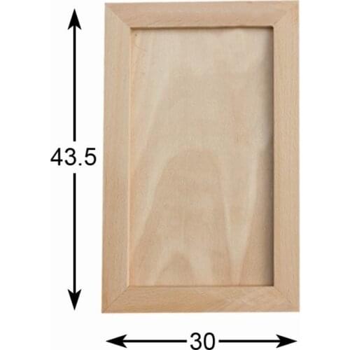 HM12 Large Rectangle Wood Board, Unpainted Mdf Board