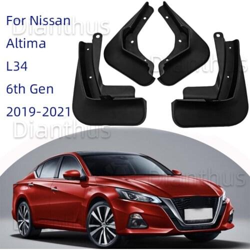 For Nissan Altima L34 6th 6 Generation 2019 2020 2021 Car Mudguard Anti-splash Front Rear Fender Accessories