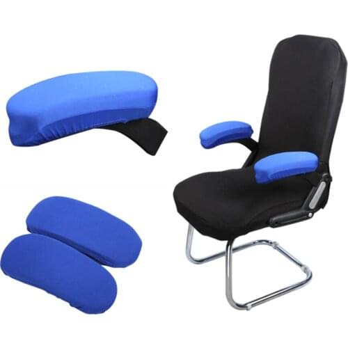 Office Chair Armrest Pads Ergonomic Memory Foam Gaming Chair Arm Rest Covers for Elbows and Forearms Pressure Relief 1 Pair