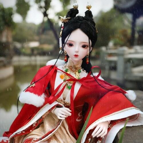 DBS doll 1/3 BJD Anime Dream Fairy Name by Jasmine mechanical joint Body With makeup 62cm height Ancient girls SD