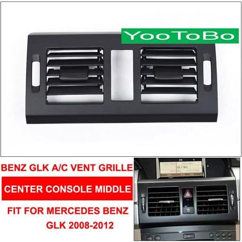 LHD RHD Car AC Front L R Console Central Air Conditioner Vent Grille GLK Panel Cover For Mercedes Benz GLK300 GLK350 08-12 W204