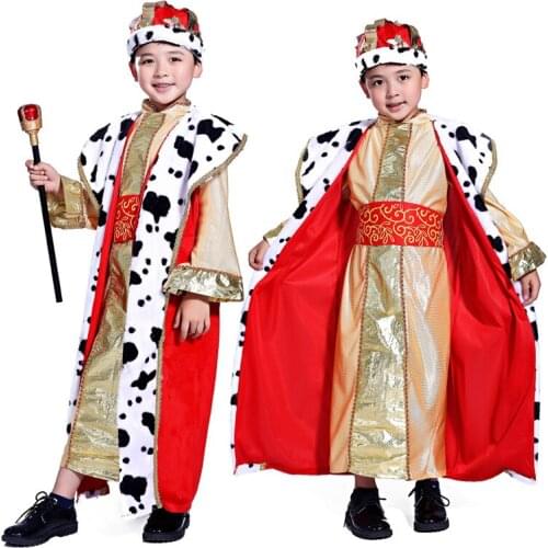 Rich Prince Set Cute Homecoming Party Halloween Costume for Kids Christmas Costume Stage Performance Suit Cosplay Costumes