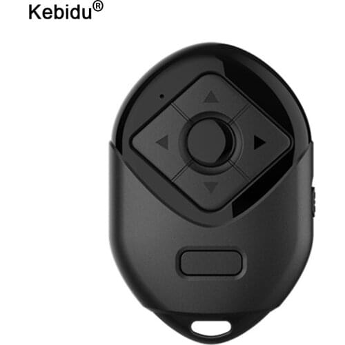Kebidu Mini Photograph Bluetooth Selfie Shutter Release Button Controller Adapter For Phone Selfie Photo Control Remote Button