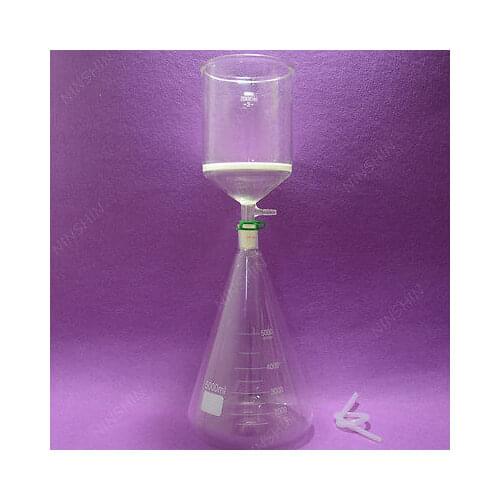 5000ML Filtration Set[Erlenmeyer Flask+Filter Funnel(3#)],Lab Filter Set
