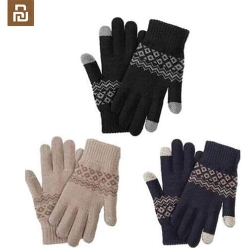 Youpin FO Finger Screen Touch Gloves Winter Warm Wool Gloves For iphone 6s Xiaomi Touch Screen Phone Tablet Cash Machine gift