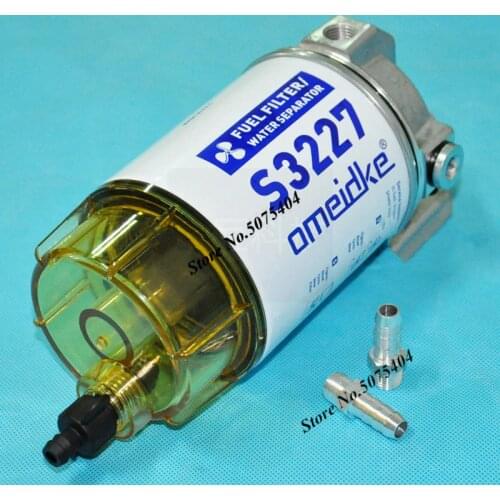 S3227 Outboard Marine Boat Fuel Filter Diesel Fuel Water Separator filter Assembly Marine Engine Boat 10 Micron 320R-RAC-01