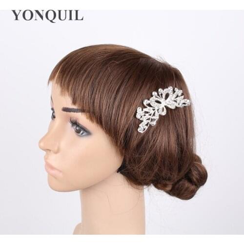 Full Jewel Crystal Bridal Wedding Hair Accessories Butterfly Bridal Hair Combs Hairpin Wedding Hair Headpiece For Women SYBC21