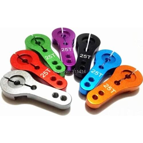 1piece CNC 25T Servo Arm For Futaba Savox Xcore HL HSP HDpower Gotech MG995 MG946R MG996R MG945 S3003 RC Upgrade Parts