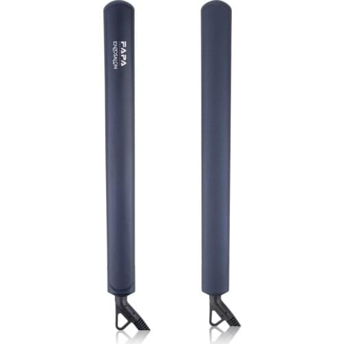 Wide frosted piano paint hair straightener Negative ion straight hair clip temperature display Temperature switch adjustment