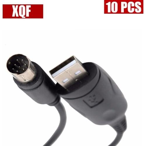 XQF 10PCS USB Programming Cable CT-62 for Yaesu Radio FT-100D FT-817ND FT-897 FT-857D Radios