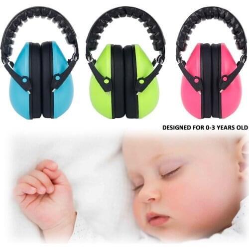 High Quality Children Anti-Noise Head Earmuff Hearing Protection Kids Adjustable Ear Protector For Sleeping Study