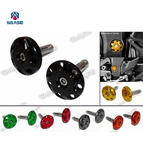 Waase Motorcycle Aluminum Frame Hole Cover For KAWASAKI Z1000SX 2011 2012 2013 2014 2015 2016