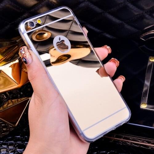 Hot Soft TPU Mirror Cases for Apple iPhone 11 Pro Max XR XS X Back Protection Phone Cover for iPhone 5 5S SE 6 6S 7 8 Plus Case