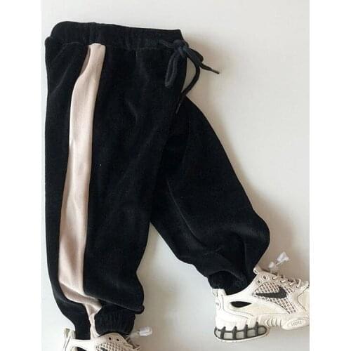 Winter New Childrens Casual Pants Baby Boys and Girl Sport Jogging Pants Childrens College Style Casual Harem Pants 2-7 Years