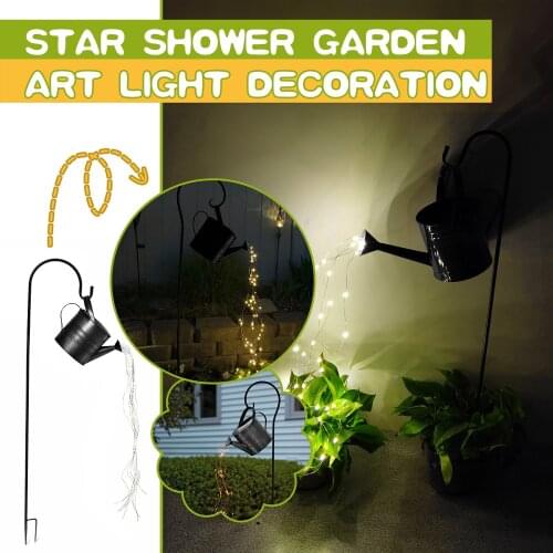 Star Type Shower Garden Art Light Decoration Outdoor Gardening Lawn Lamp LED light Garden With Fairylight 2021