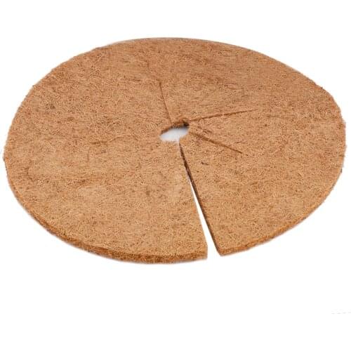 1Pcs Planter Disc Indoor Outdoor Natural Tree Protector Coir Fiber Plant Cover Weed Control Mat Balcony Coconut Fiber Mulch