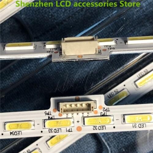 4PCS/lot FOR SONY 75.P3C08G001 / YLS_HRN55_7020_REV2 (2) LED STRIPS XBR-55X850C 64LED 596MM 6V 100%NEW