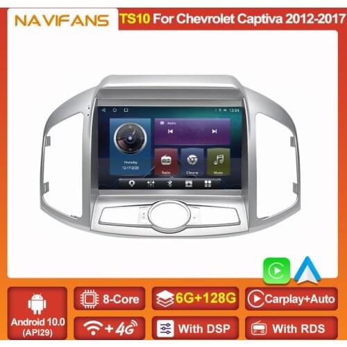 4G Lte 6+128G Android 11 Carplay DSP RDS Car Multimedia Player GPS For Chevrolet Captiva 1 2011 -2016 2din Radio Auto Stereo SWC