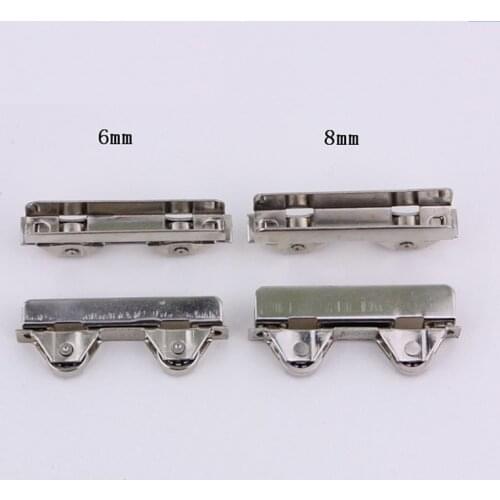 8Pcs/Lot Sliding 6/8mm Glass Door Roller Glass Sliding Door Roller Clamp Pulley Wheel