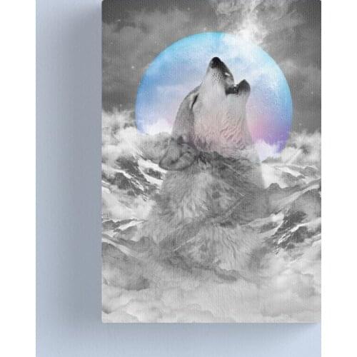 Astronomical North Star Dog Snow Home Decoration Painting Wall HD Print Modern Poster Canvas Cuadros Modular Picture For Gift