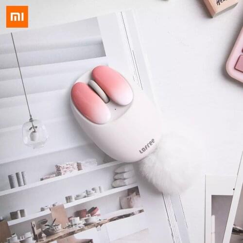 Xiaomi Mijia Youpin Lofree/Lofree small flap wireless bluetooth dual-mode mouse 5-speed DPI adjustment, magnetic manicure button