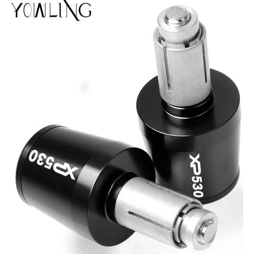 For YAMAHA XP530 XP 530 2012 2013 2014 2015 2016 2017 Motorcycle CNC Handlebar Grips Bar Ends Handle bar Grip Cap Slider XP530