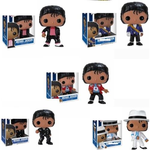 FUNKO POP MICHAEL JACKSON BEAT IT BILLIE JEAN BAD Vinyl Action Figures Collection Model Toys for Children Birthday gift