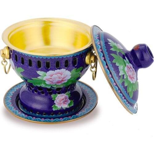 Chinese Style Hot Pot Pure Red Copper Thickened Pure Copper Alcohol Small Copper Pot Single Serving Hot Pot Alcohol StoveHot Pot