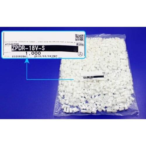 ZPDR-18V-S Housings Connectors terminals 100% new and Original parts