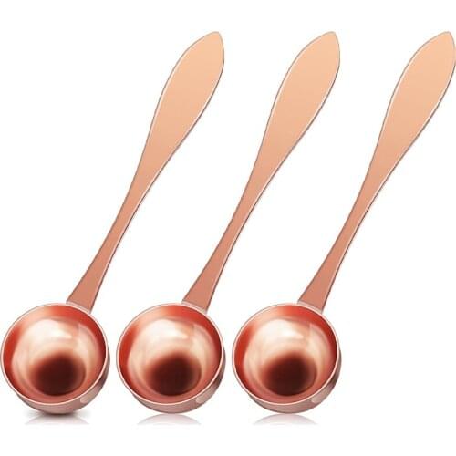 Coffee Scoop Tea Spoons Measuring Long Handle Tablespoon Measuring Spoons Stirring Spoon for Coffee Tea Sugar 3 PCS