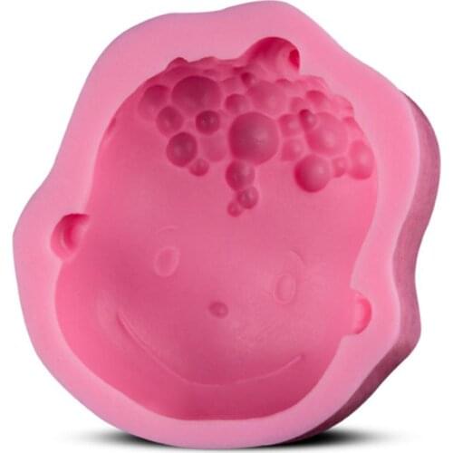 Cute Cartoon 3D Calabash Brothers Molds for Fondant Sugar Jello Ice Soap Cake Decorating Tools Silicone Moulds Kitchen C1683