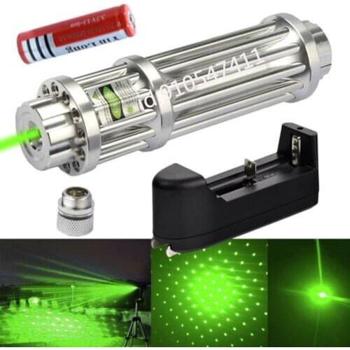 Powerful Green Laser Pointers Hunting Ultra Long Distance Laser 532nm Lazer Sight Flashlight Burn Match Cigars Candle