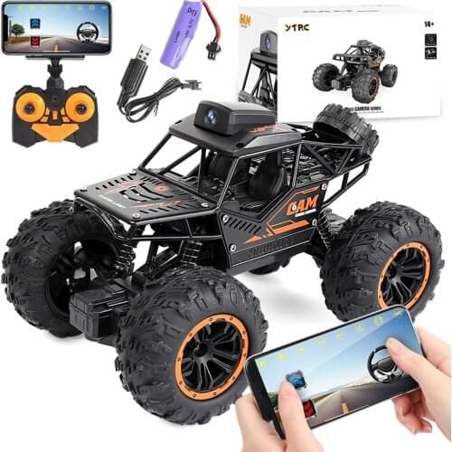 RC Car 2.4G WIFI FPV 720P HD Camera 1:18 4WD Off-road High-speed Remote Control Truck Drift Car Climbing Car Childrens Toys