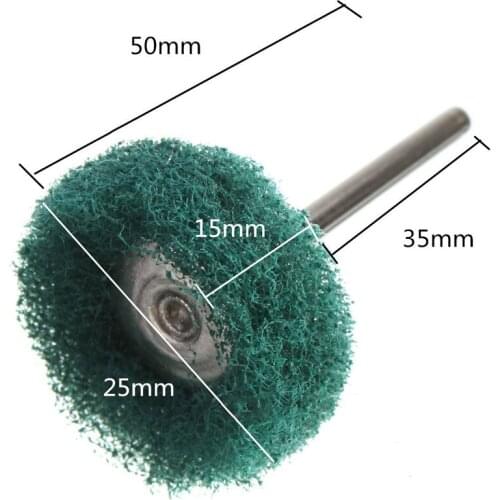 40pcs/set Polishing Grinding Head With Handle Polishing Brush Cleaning Removal Rust Polishing Abrasive Brush Machine Accessories