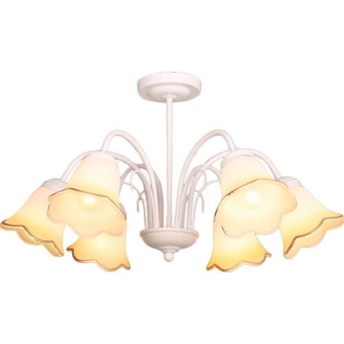 Dining Room white Chandelier Lighting Modern Chandeliers For Living Room Bedroom Cloakroom Lamp kitchen glass Led Light