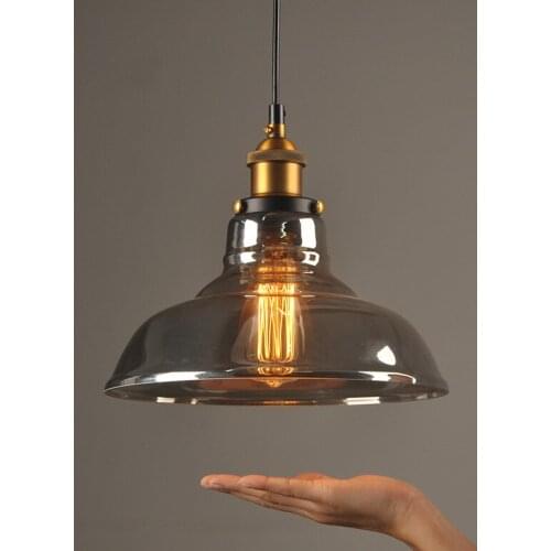 Lighting dining room industrial light fixture glass for kitchen modern led chandelier lampes suspendues avizeler