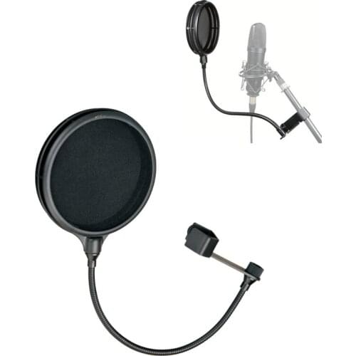Alctron PF04 high quality microphone pop filter Mic Windshield with two individual layers professional for studio recording