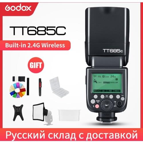 Godox TT685C TT685S TT685N TT685F TT685O TTL High Speed 2.4GHz Camera Flash Speedlight for Canon Sony Nikon Fuji Olympus DSLR