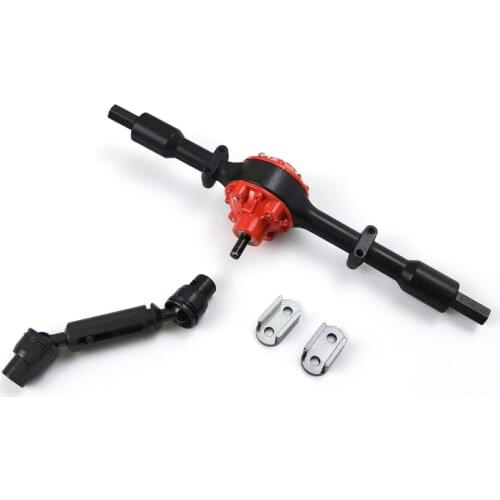 WPL D12 RC Car Parts 1/10 Upgraded Gold Metal Differential Gear Rear Axle Housing Set Driving Shaft For Toys Cars Parts