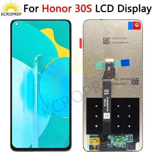 IPS 6.5" for honor 30s lcd Display with touch screen digitizer Assembly for honor 30 s CDY-AN90 lcd Repair Part