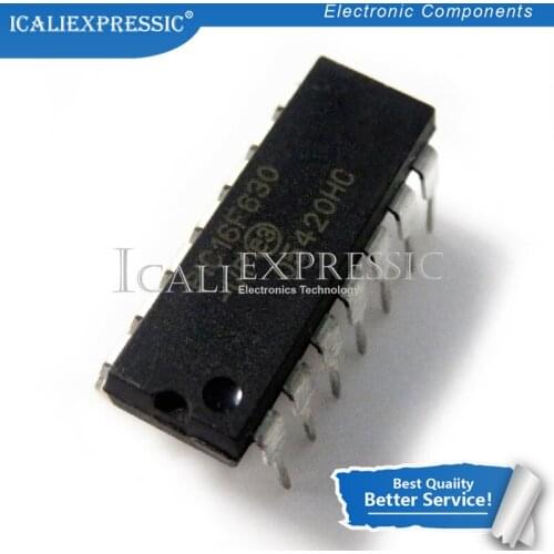 1PCS PIC16F630-I/P DIP14 PIC16F630-I DIP PIC16F630 DIP-14 16F630 new and original IC In Stock