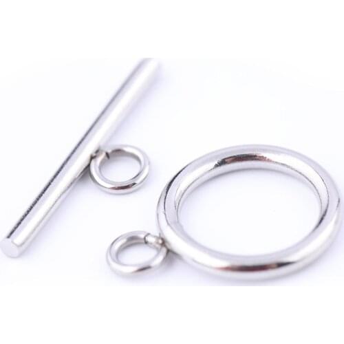 Reidgaller 10 sets stainless steel jewelry toggle clasps for bracelets making diy necklace making findings